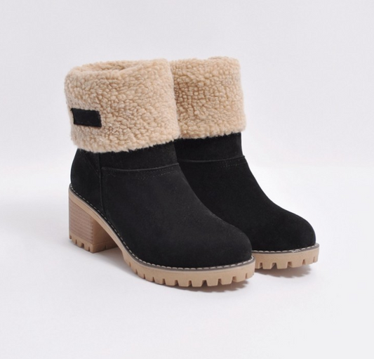 Color: Black, Size: 43 - Female Winter Shoes