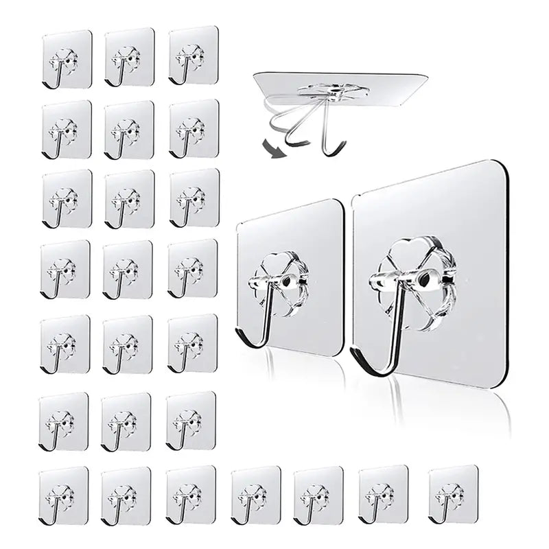 6 pk Practical Adhesive Hooks, Multi-functional Hooks