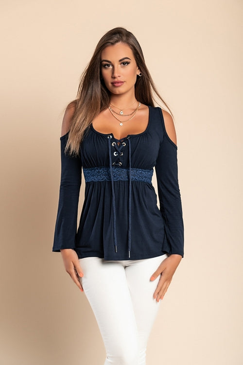 WOMEN SHIRT ANTONELLA - DARK BLUE