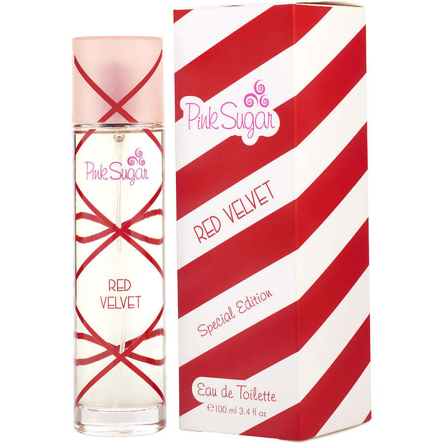 PINK SUGAR RED VELVET by Aquolina (WOMEN) - EDT SPRAY 3.4 OZ