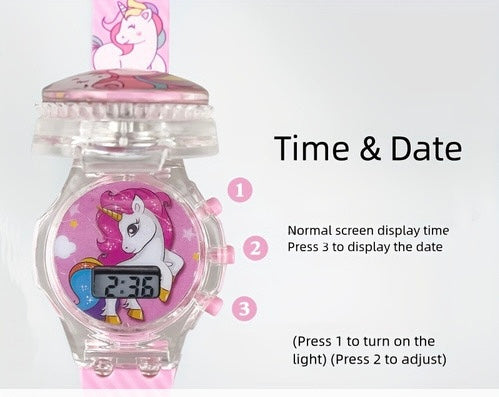 Girls unicorn watch