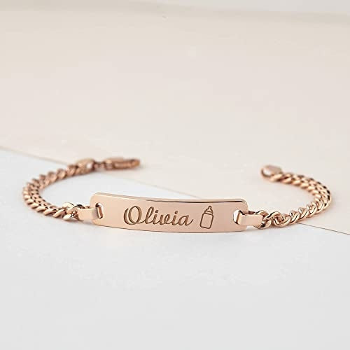 Baby name bracelet