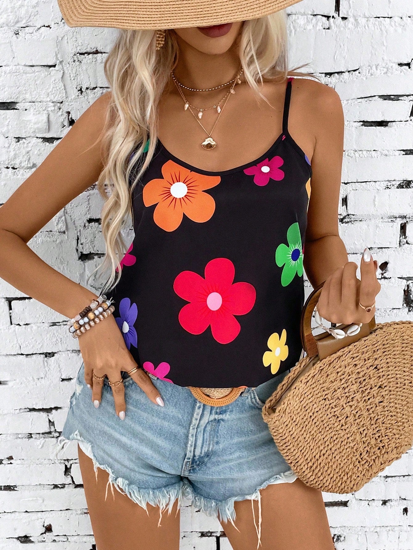 Adorable flower tank