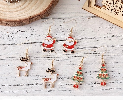 3pc set Christmas earrings