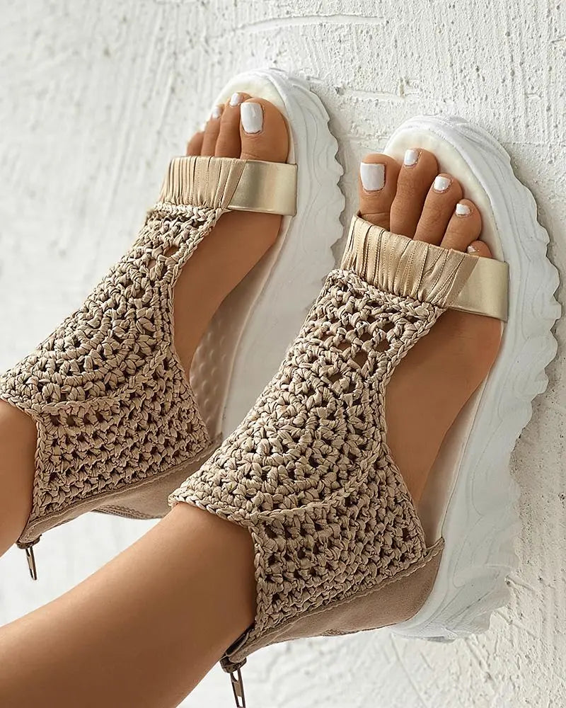 Mess wedge heel sandal