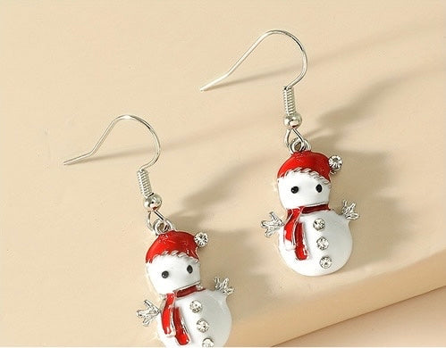 Snowmen earrings