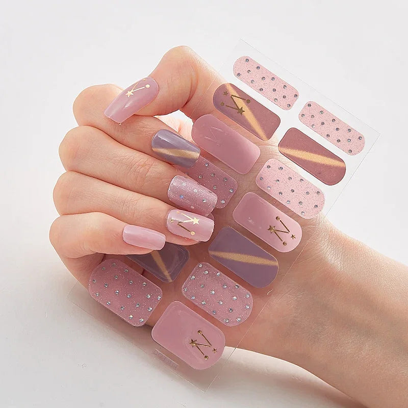 - Patterned Nail Stickers