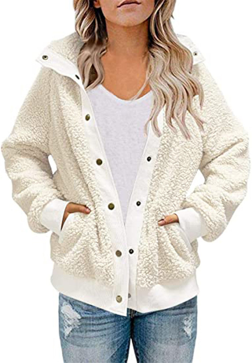 women's long-sleeved cardigan autumn and winter loose coat