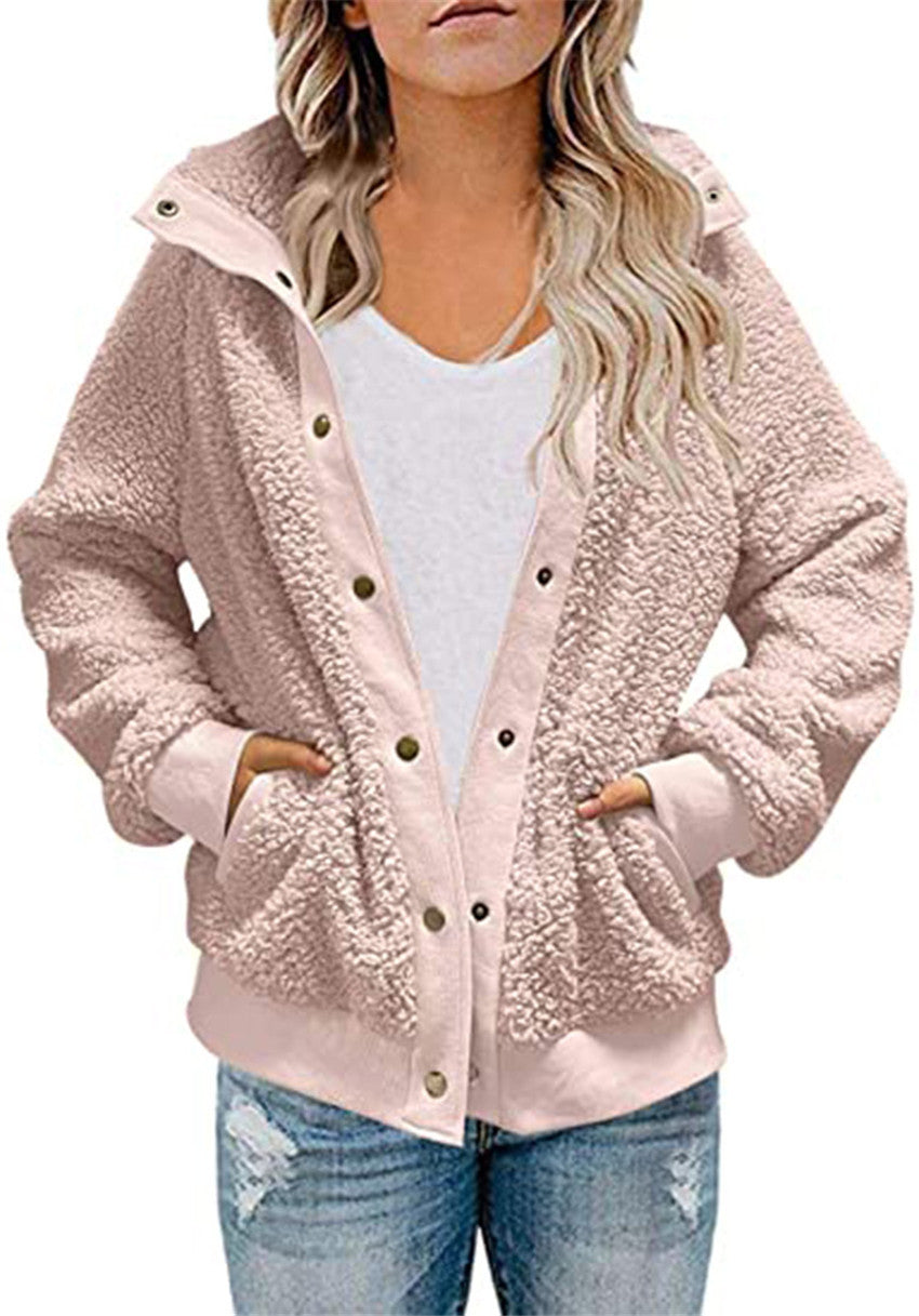 women's long-sleeved cardigan autumn and winter loose coat