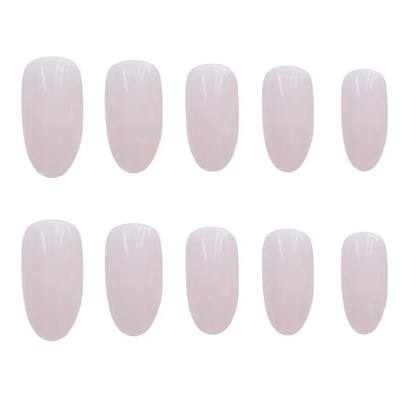 - 24Pcs/Solid Color Press On Acrylic Nail