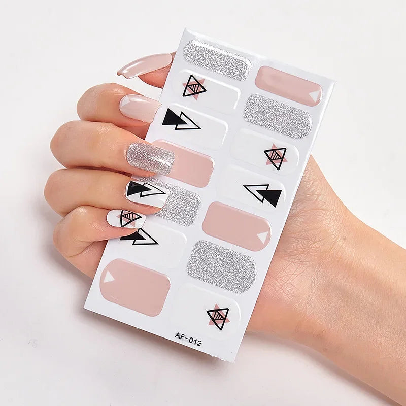 - Patterned Nail Stickers