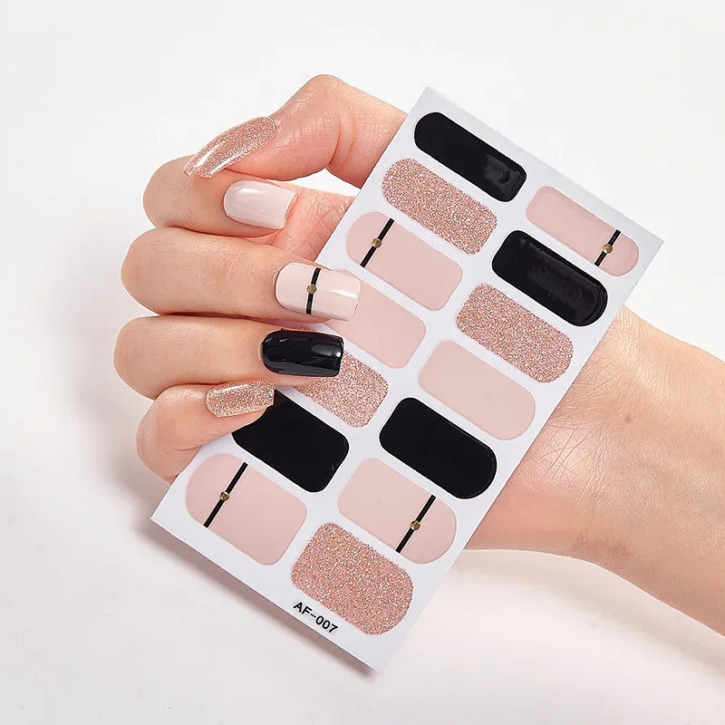 - Patterned Nail Stickers