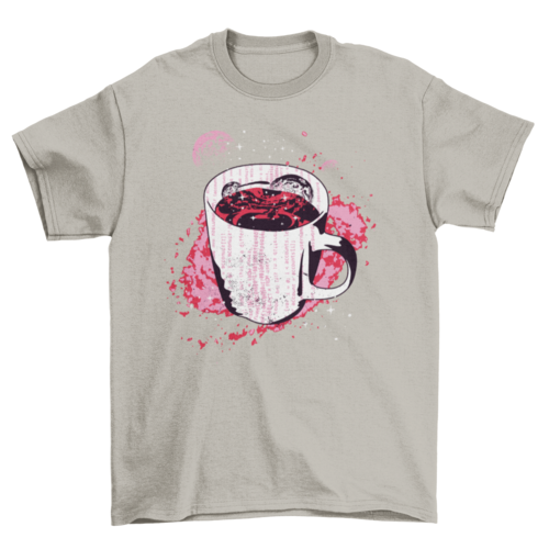 Space coffee t-shirt