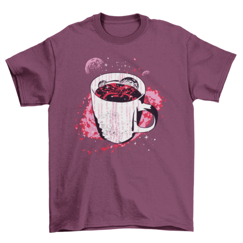 Space coffee t-shirt