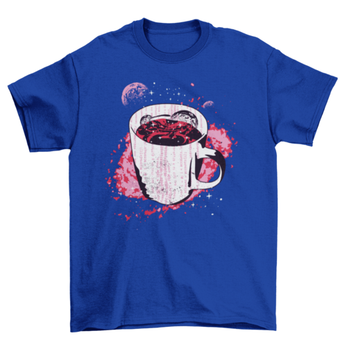 Space coffee t-shirt