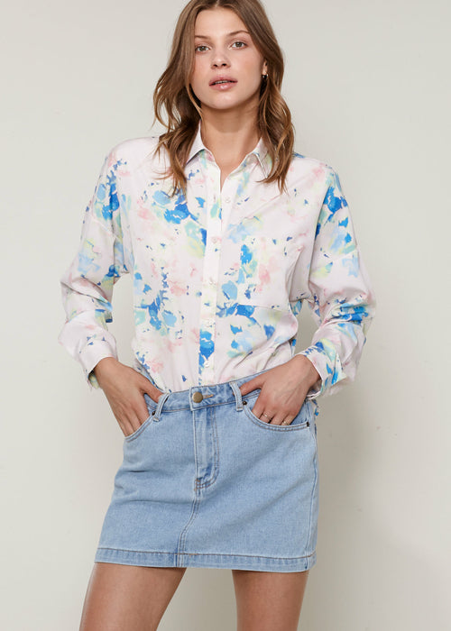 Women's Printed Shirt Blouse