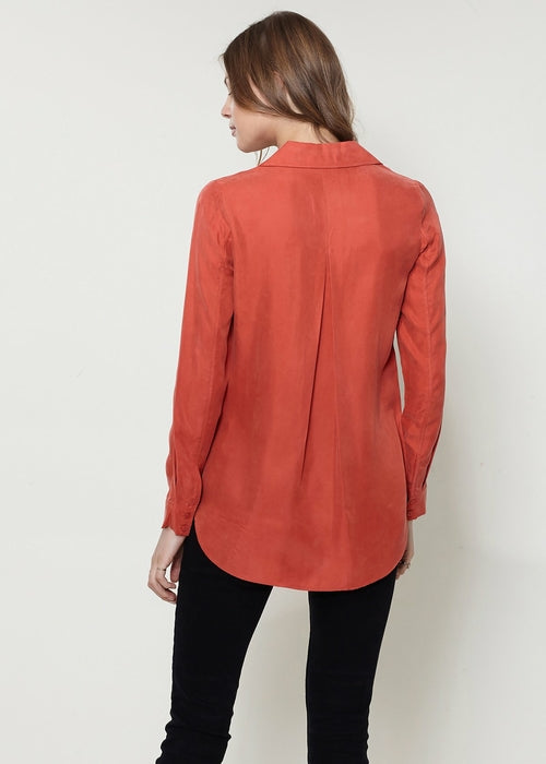 Women's Zip Up Shirt Blouse