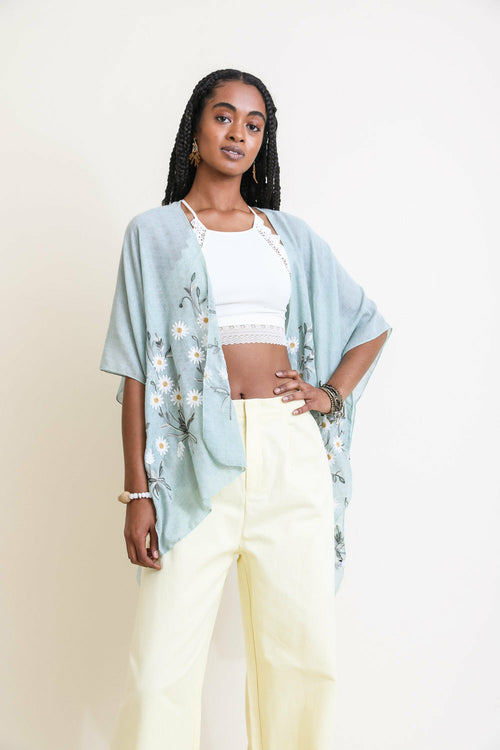 Spring Daisy Kimono