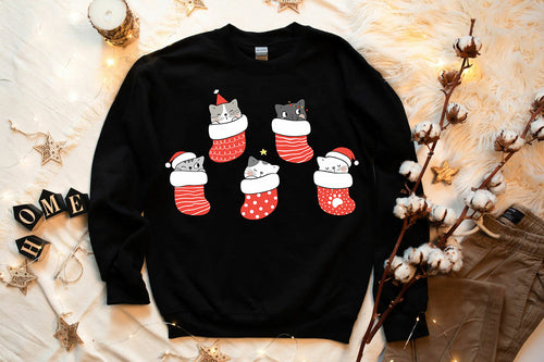 Cute Cats Christmas Sweatshirt