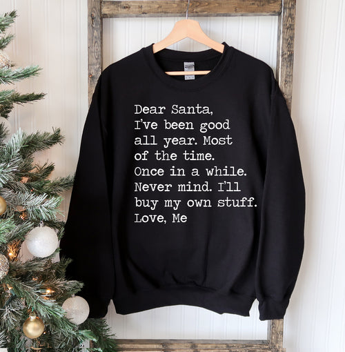 Dear Santa Christmas Sweatshirt