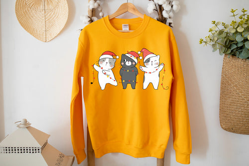 Cute Cats Christmas Sweatshirt