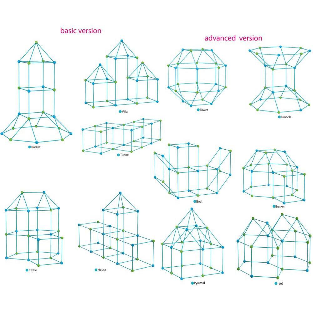 Children's Fortress Building Kit