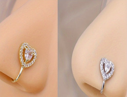 Cute silver or gold nose ring