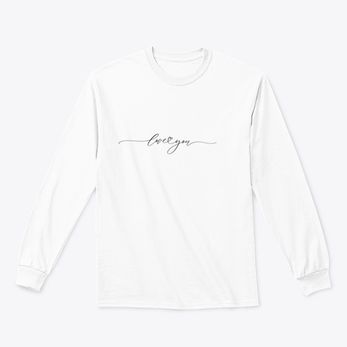 Love You Design for Sweatshirt