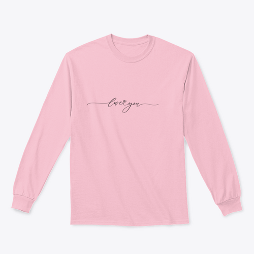 Love You Design for Sweatshirt