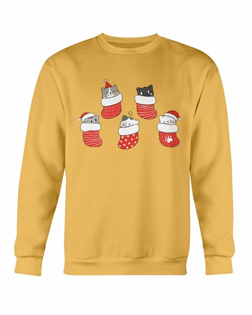 Cute Cats Christmas Sweatshirt