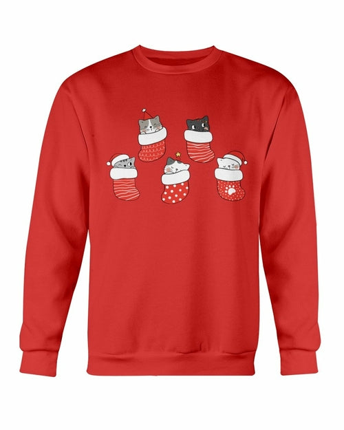 Cute Cats Christmas Sweatshirt