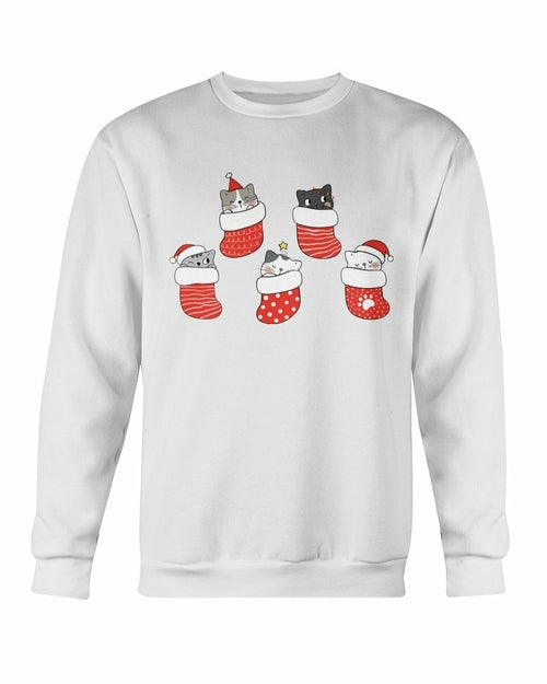 Cute Cats Christmas Sweatshirt