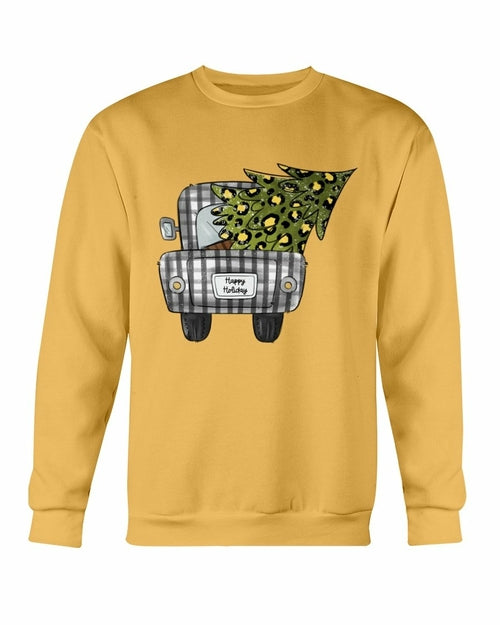 Christmas Tree Truck Sweatshirt