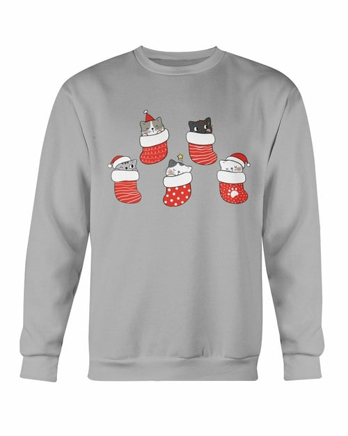 Cute Cats Christmas Sweatshirt