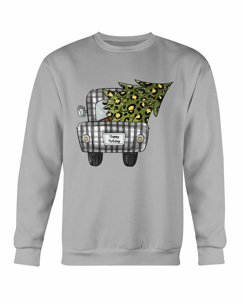 Christmas Tree Truck Sweatshirt