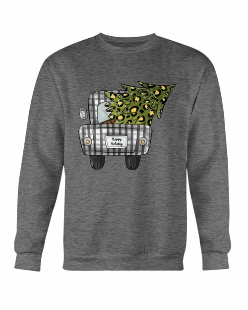 Christmas Tree Truck Sweatshirt