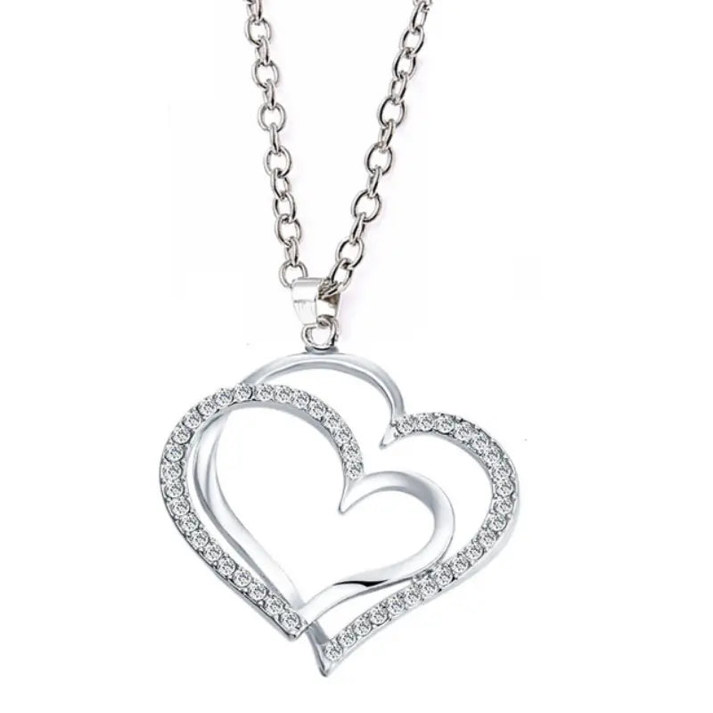 Double Love Jewelry Necklace