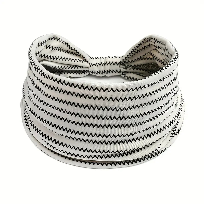 Wide Pleated Knot Headband