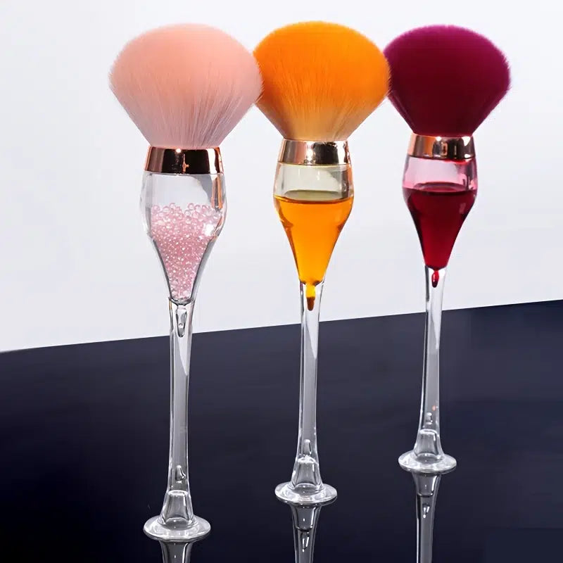 Wine Glass Makeup Brush Can Stand And Shake