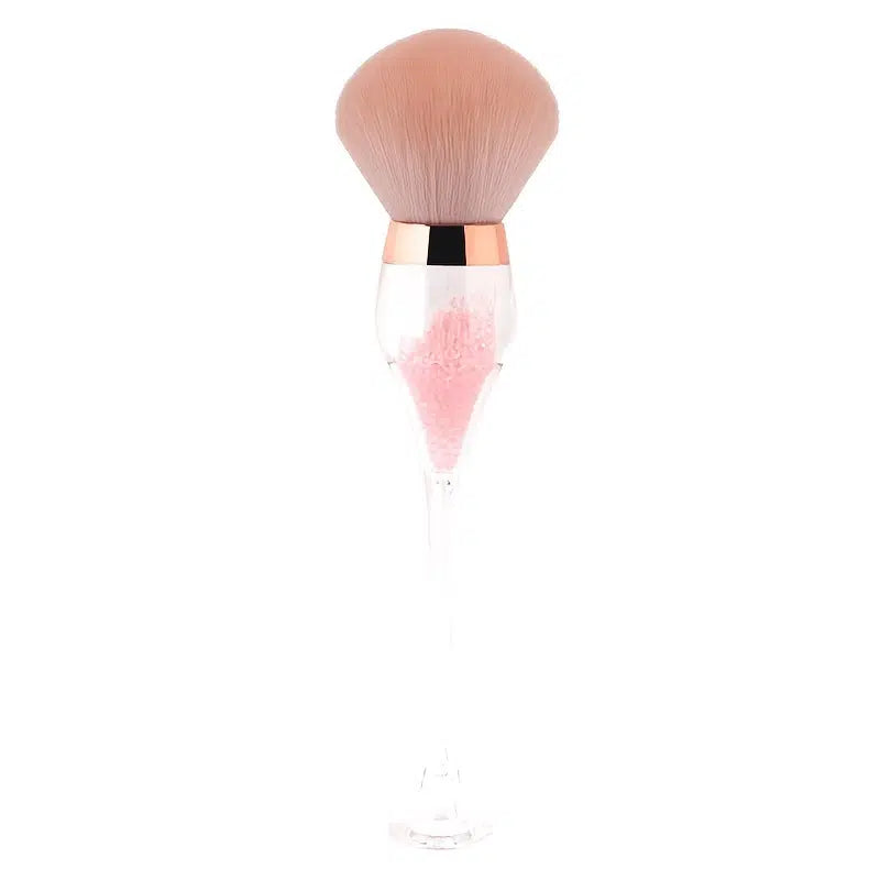 Wine Glass Makeup Brush Can Stand And Shake