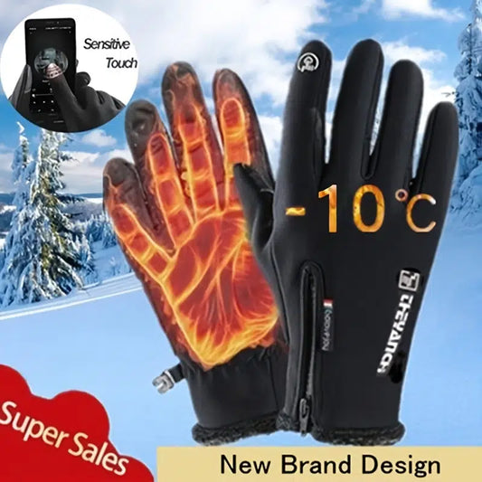 Gloves Waterproof Thermal Touchscreen -Windproof